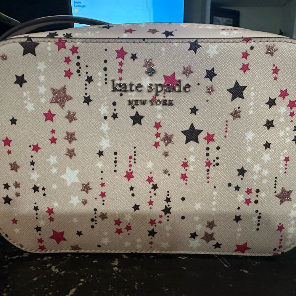 Kate spade pink crossbody with stars